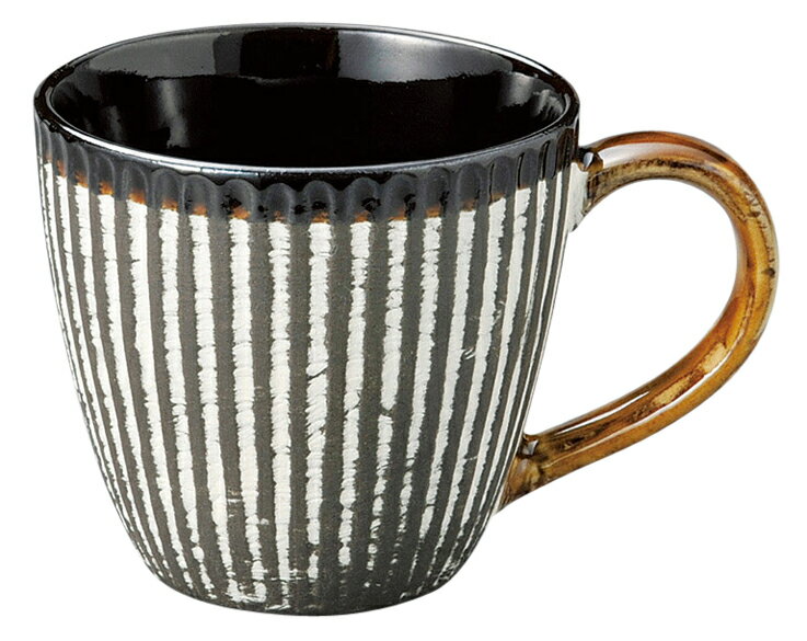 黒土彫込マグカップ [11.7×8.5×8.2cm(250cc)] | 器 食器 中華食器 洋食器 飲食店 レストラン ホテル カフェ