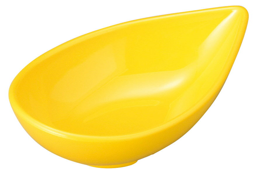 [TA]しづく鉢黄 [11.3×7×3.5cm] | 器 食器 和食器 和食 飲食店 レストラン ホテル カフェ