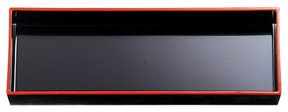 ABS大寿弁当 箱親 黒渕朱 [36.2×12.6×5.7cm] | 器 食器 和食器 和皿 和食 飲食店 レストラン ホテル カ..