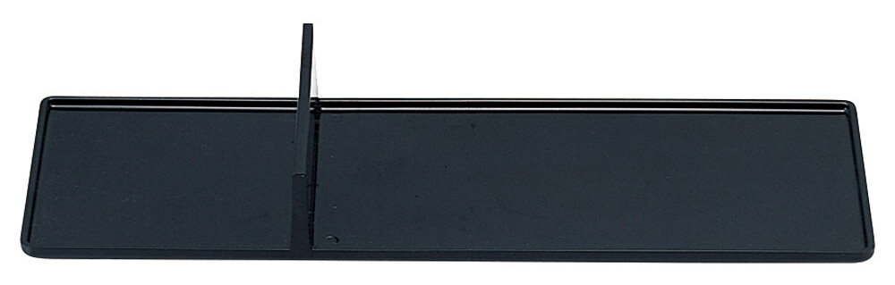 9寸清風用二ツ仕切 黒 [26.6×8.5×3.5cm] | 器 食器 和食器 和皿 和食 飲食店 レストラン ホテル カフェ