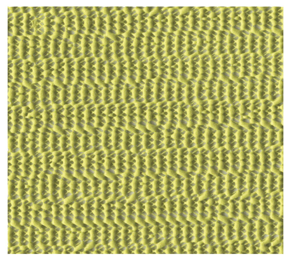 [PVC]8.5寸角京格子松花堂用スベリ止めマット黄 [23.5×23.5cm] | 器 食器 和食器 和皿 和食 飲食店 レ..