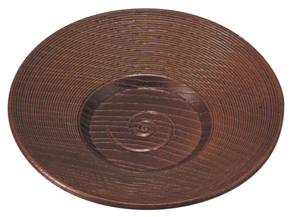 3.8寸乱筋茶托 溜 [11.5φ×1.9cm] | 器 和食器 和皿 和食 飲食店 レストラン ホテル カフェ