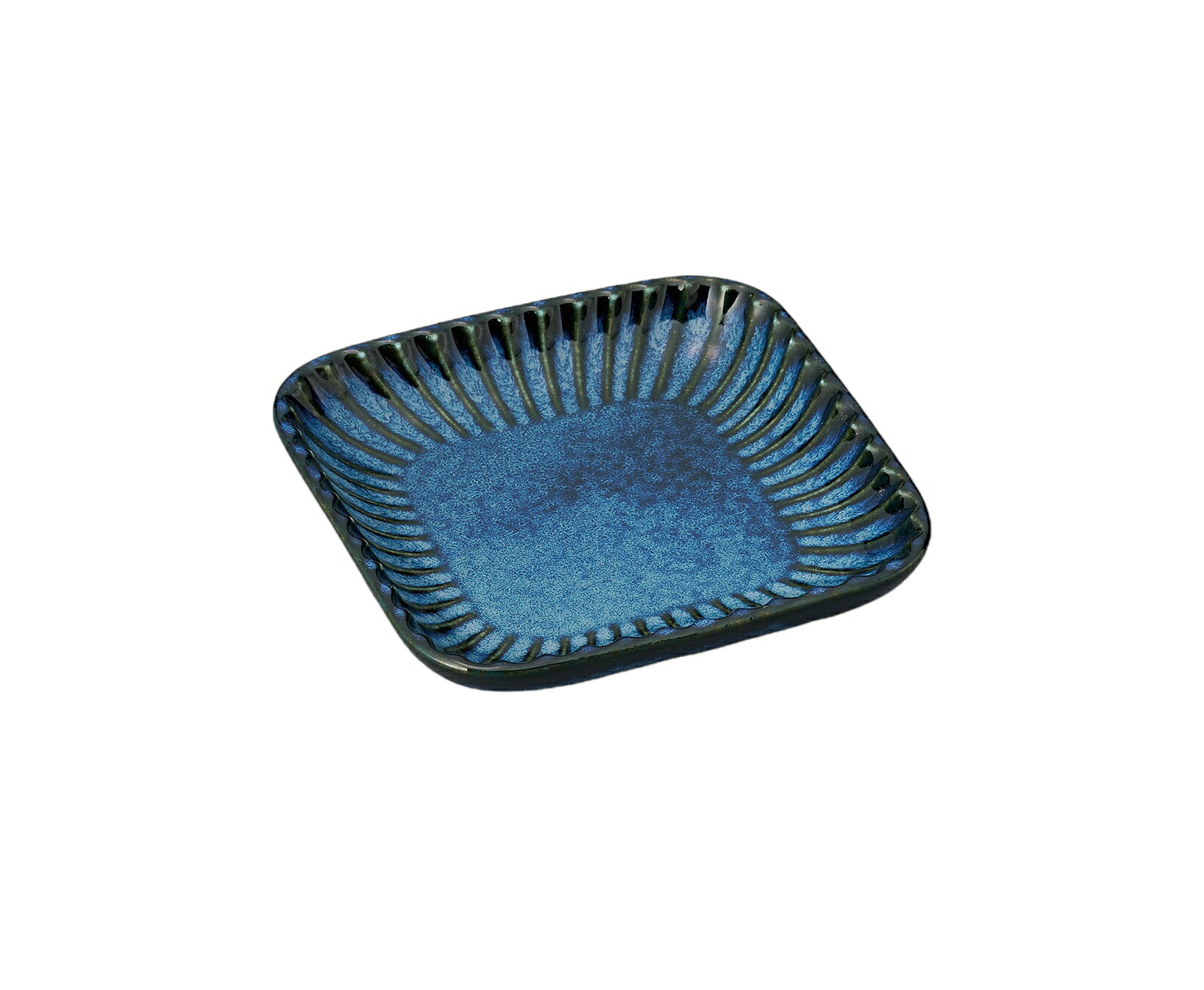 ☆ 取皿 ☆窯変紺四角取皿 [15.5×15.5×2.8cm] | 食器 和食器 和皿 カフェ 料亭 業務用 贈答 プレゼント ギフト おしゃれ かわいい お祝い 開店 定食 正方形 四角 正角皿 スクエア 取り皿 取皿