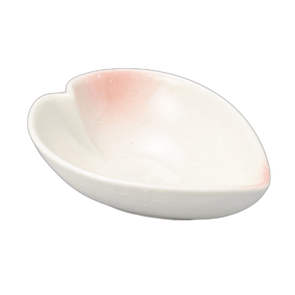 [商品名]　桜吹ピンク取鉢ハート[素材]　陶磁器[寸法]　13.5×10×4cmお店からご自宅まで、季節を問わず、様々なシーンでご利用いただける商品です。[ 13.5×10×4cm ] 陶磁器 一部の商品はメーカーよりお取り寄せとなりますので、納期が前後することがございます。あらかじめご了承ください。商品によっては手造りのため、写真と色・かたちが若干異なることがございます。われものですので丁重に梱包させていただいておりますが、ご質問などございましたらお気軽にお問い合わせください。ご注文に関する注意事項は 【こちら】ご購入前にご確認ください。