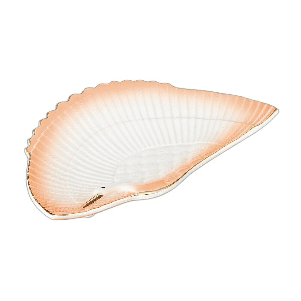 オレンジ吹鶴刺身皿 [ 24.5×14×4cm ] | 刺身鉢 | おすすめ 人気 食器 業務用 飲食店 カフェ うつわ 器 おしゃれ かわいい お洒落 可愛い ギフト プレゼント 引き出物 内祝い 結婚祝い 誕生日 贈り物 自宅 イベント