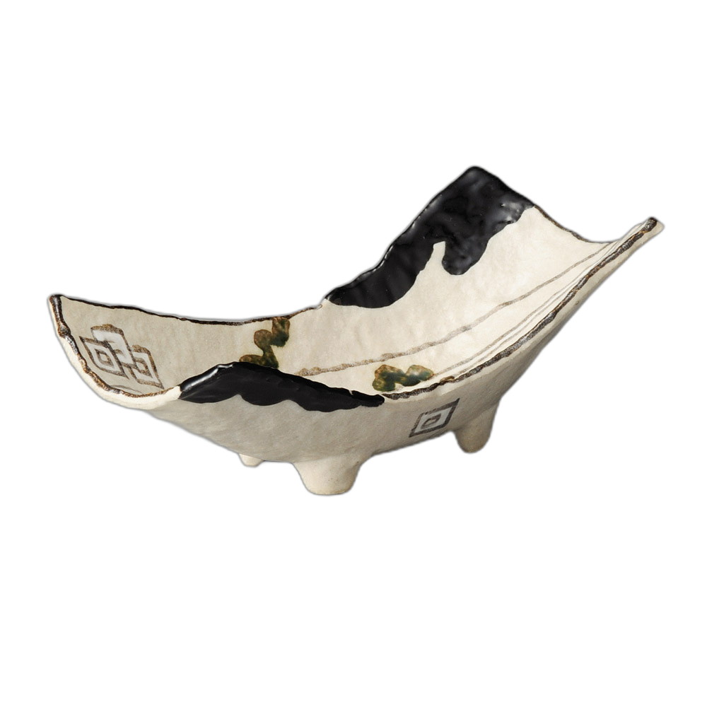 黒織部四方上がり向付 [ 25×10.5×8cm ] | 向付 | おすすめ 人気 食器 業務用 飲食店 カフェ うつわ 器 ..