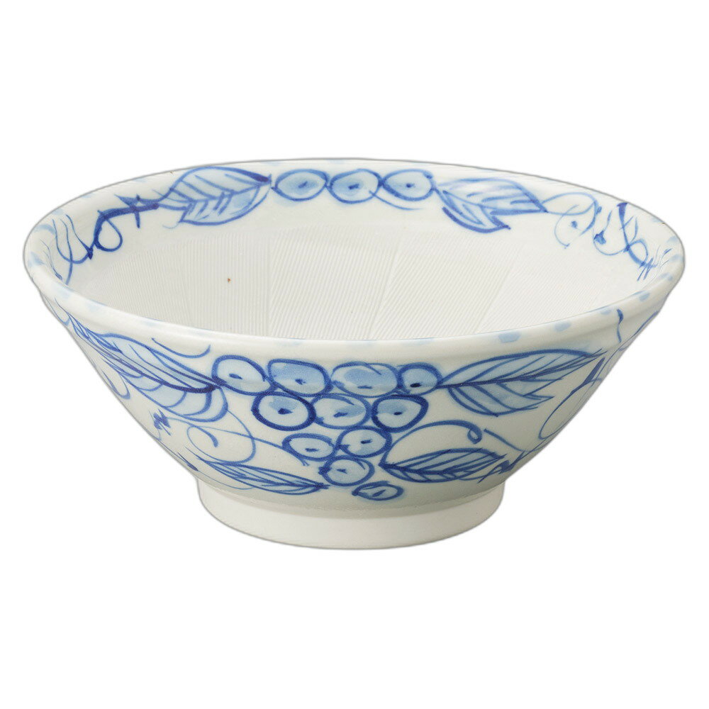 錆絵ぶどう7.0スリ鉢丼 [ 21.5×9cm ] | すり鉢 | おすすめ 人気 食器 業務用 飲食店 カフェ うつわ 器 ..