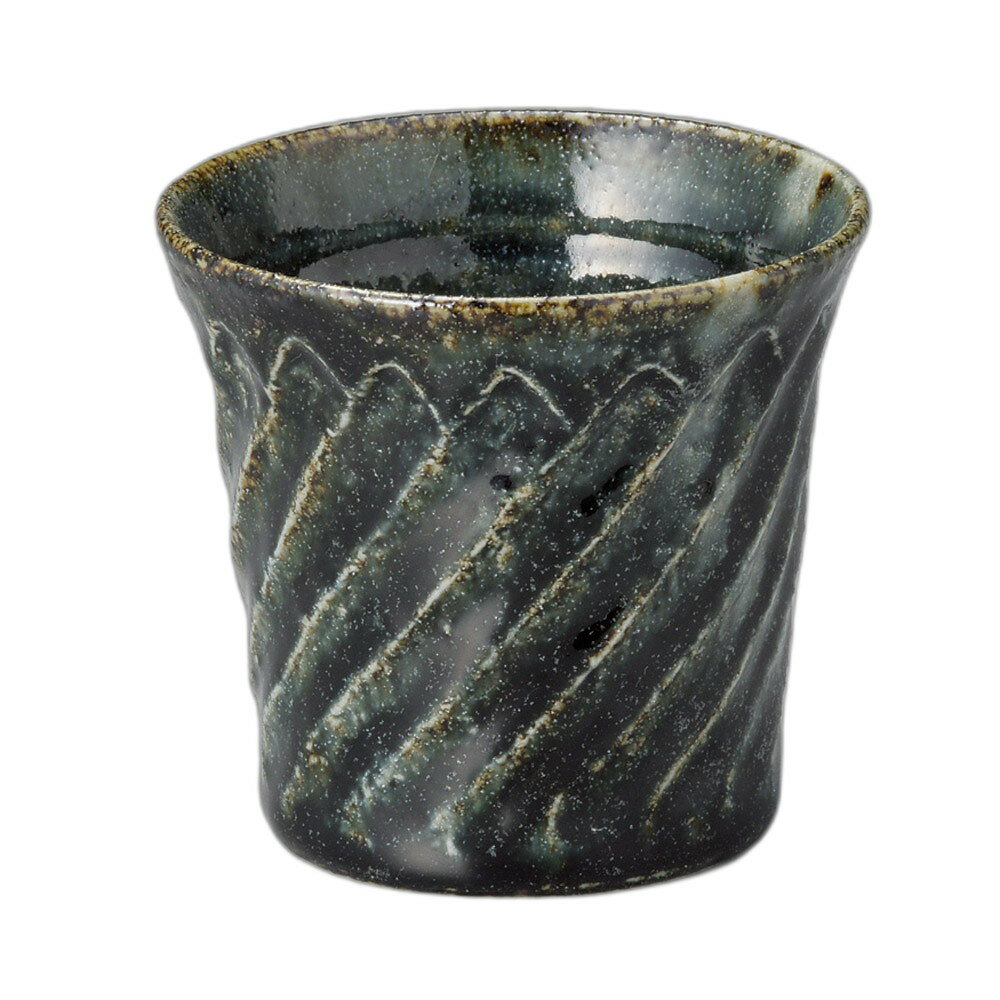 [商品名]　紺水晶ネジリコップ[素材]　陶磁器[寸法]　9.2×8.5cm・250ccお店からご自宅まで、季節を問わず、様々なシーンでご利用いただける商品です。[ 9.2×8.5cm・250cc ] 陶磁器 一部の商品はメーカーよりお取り寄せとなりますので、納期が前後することがございます。あらかじめご了承ください。商品によっては手造りのため、写真と色・かたちが若干異なることがございます。われものですので丁重に梱包させていただいておりますが、ご質問などございましたらお気軽にお問い合わせください。ご注文に関する注意事項は 【こちら】ご購入前にご確認ください。