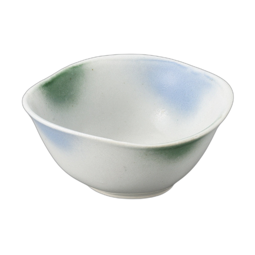 二色彩変形多用鉢 [ 17.5×16×8.3cm ] | 中鉢 | おすすめ 人気 食器 業務用 飲食店 カフェ うつわ 器 おしゃれ かわいい お洒落 可愛い ギフト プレゼント 引き出物 内祝い 結婚祝い 誕生日 贈り物 自宅 イベント