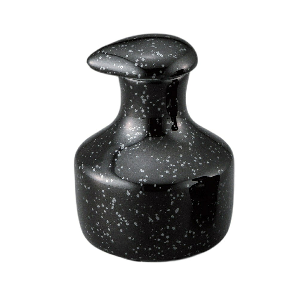黒結晶スモール駒醤油差し [ 5.5×6.5cm・60cc ] | 汁次（小） | おすすめ 人気 食器 業務用 飲食店 カフェ うつわ 器 おしゃれ かわいい お洒落 可愛い ギフト プレゼント 引き出物 内祝い 結婚祝い 誕生日 贈り物 自宅 イベント