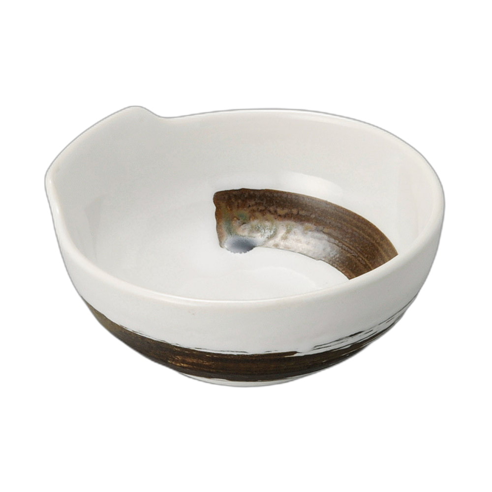 白釉錆刷毛呑水（大） [ 13.5×12.8×5.7cm ] | 呑水 | おすすめ 人気 食器 業務用 飲食店 カフェ うつわ 器 おしゃれ かわいい お洒落 可愛い ギフト プレゼント 引き出物 内祝い 結婚祝い 誕生日 贈り物 自宅 イベント