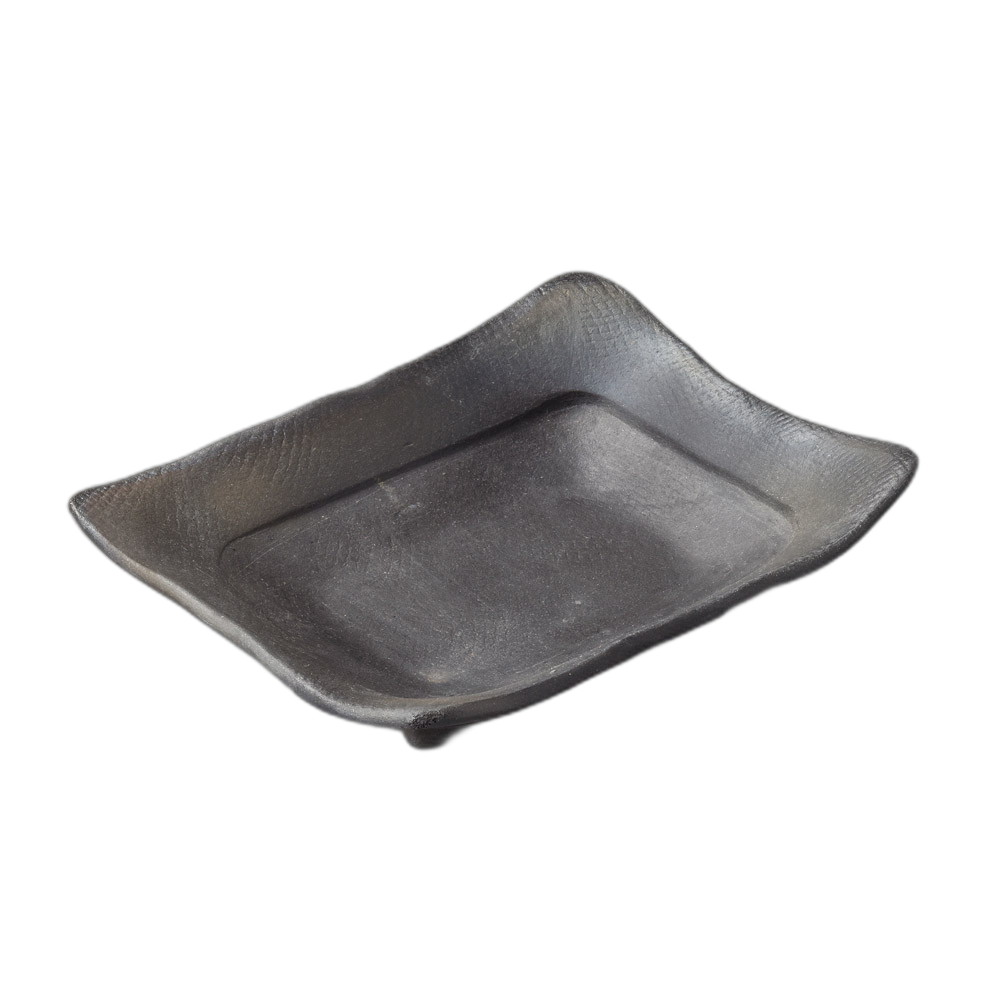 炭化長角向付 [ 17.5×14×4.5cm ] | 向付 | おすすめ 人気 食器 業務用 飲食店 カフェ うつわ 器 おしゃれ かわいい お洒落 可愛い ギフト プレゼント 引き出物 内祝い 結婚祝い 誕生日 贈り物 自宅 イベント