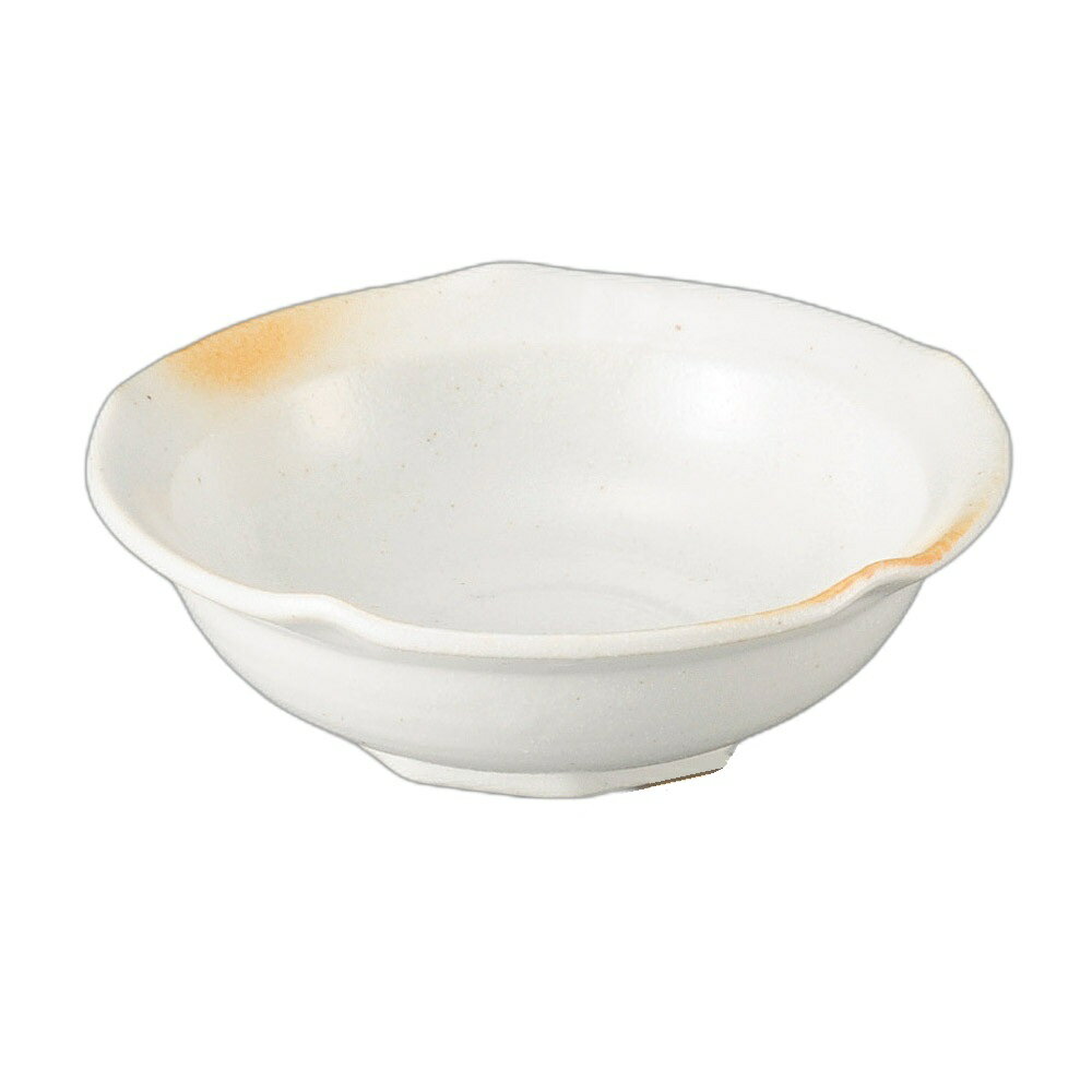 Cooked Food Bowls - 火色志野梅形向付 [ 14.9×5cm ] | 向付 | おすすめ 人気 食器 業務用 飲食店 カフェ うつわ 器 おしゃれ かわいい お洒落 可愛い ギフト プレゼント 引き出物 内祝い 結婚祝い 誕生日 贈り物 自宅 イベント