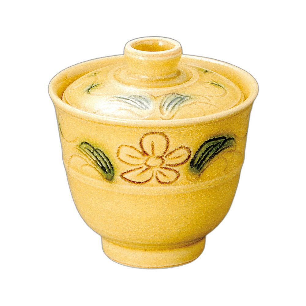 Other - 黄瀬戸花唐草小吸碗 [ 8.3×8.8cm ] | 小吸物碗 | おすすめ 人気 食器 業務用 飲食店 カフェ うつわ 器 おしゃれ かわいい お洒落 可愛い ギフト プレゼント 引き出物 内祝い 結婚祝い 誕生日 贈り物 自宅 イベント