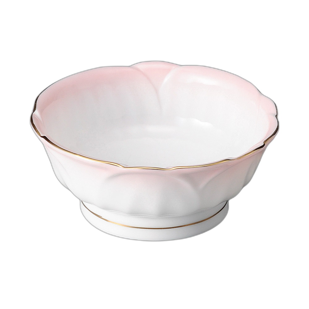 ピンク吹梅型向付 [ 15×6.3cm ] | 向付 | おすすめ 人気 食器 業務用 飲食店 カフェ うつわ 器 おしゃ..