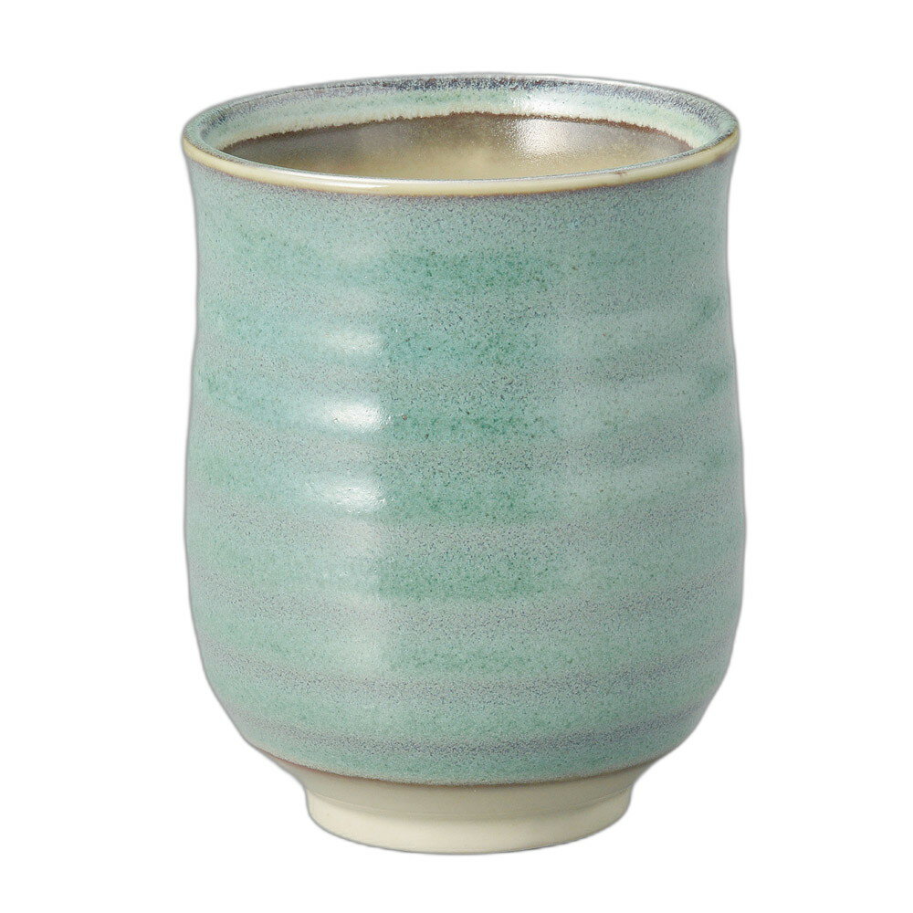 ヒスイ均窯湯呑（大） [ 8×10.5cm ] | 寿司湯呑 | おすすめ 人気 食器 業務用 飲食店 カフェ うつわ 器 おしゃれ かわいい お洒落 可愛い ギフト プレゼント 引き出物 内祝い 結婚祝い 誕生日 贈り物 自宅 イベント