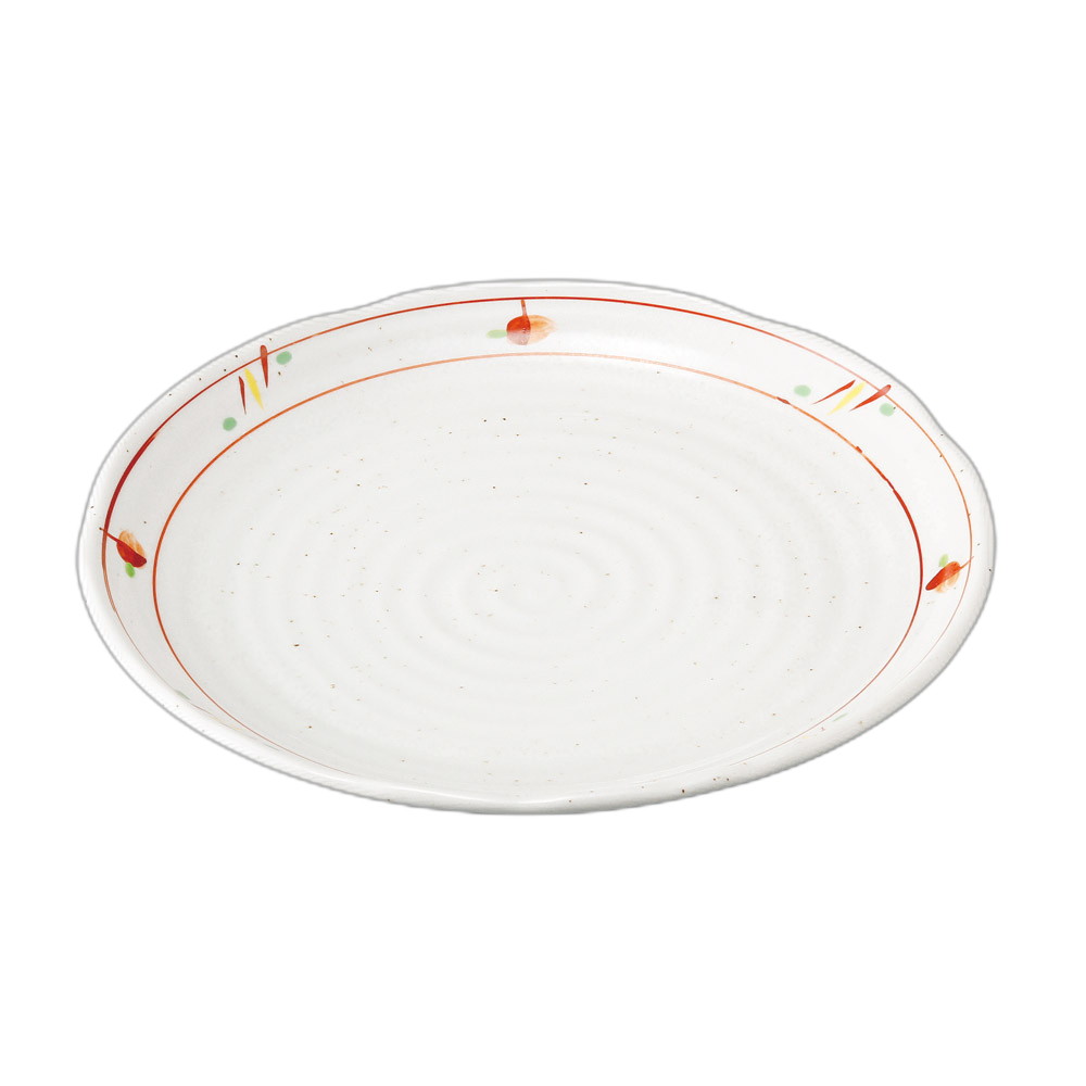 [商品名]　平安10.0皿[素材]　陶磁器[寸法]　29.8×3.2cmお店からご自宅まで、季節を問わず、様々なシーンでご利用いただける商品です。[ 29.8×3.2cm ] 陶磁器 一部の商品はメーカーよりお取り寄せとなりますので、納期が前後することがございます。あらかじめご了承ください。商品によっては手造りのため、写真と色・かたちが若干異なることがございます。われものですので丁重に梱包させていただいておりますが、ご質問などございましたらお気軽にお問い合わせください。ご注文に関する注意事項は 【こちら】ご購入前にご確認ください。