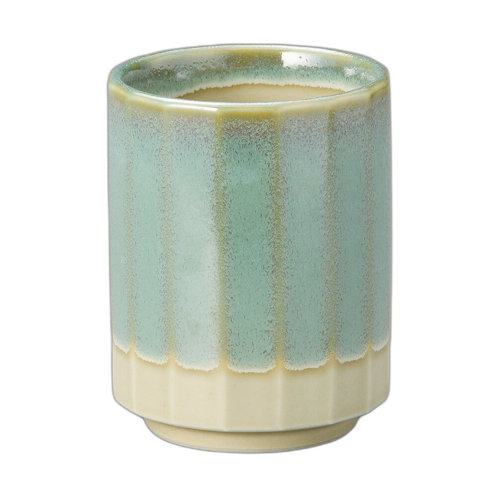 青均流し16角 寿司湯呑 [ 8×10cm・300cc ] | 寿司湯呑 | おすすめ 人気 食器 業務用 飲食店 カフェ うつわ 器 おしゃれ かわいい お洒落 可愛い ギフト プレゼント 引き出物 内祝い 結婚祝い 誕生日 贈り物 自宅 イベント