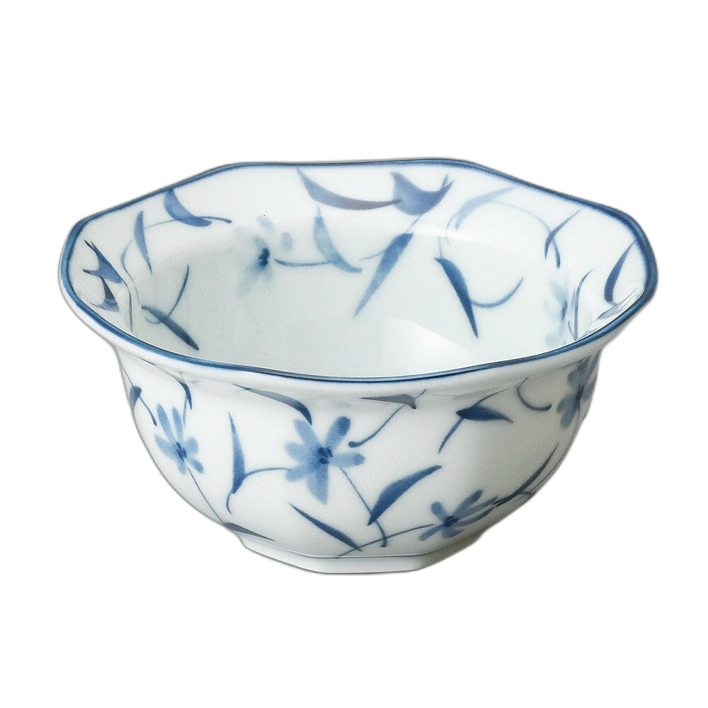 [商品名]　花小町八角小鉢[素材]　陶磁器[寸法]　12×5.5cmお店からご自宅まで、季節を問わず、様々なシーンでご利用いただける商品です。[ 12×5.5cm ] 陶磁器 一部の商品はメーカーよりお取り寄せとなりますので、納期が前後することがございます。あらかじめご了承ください。商品によっては手造りのため、写真と色・かたちが若干異なることがございます。われものですので丁重に梱包させていただいておりますが、ご質問などございましたらお気軽にお問い合わせください。ご注文に関する注意事項は 【こちら】ご購入前にご確認ください。