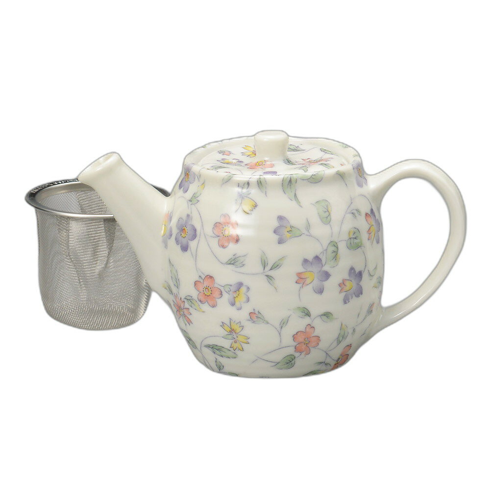 三色スミレポット（カゴアミ付） [ 9.5×10cm・400cc ] | ポット | おすすめ 人気 食器 業務用 飲食店 ..