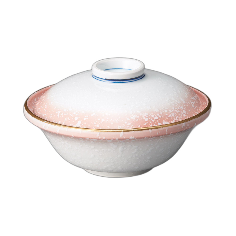 ピンク吹蓋向 [ 15.3×8.5cm ] | 蓋向 | おすすめ 人気 食器 業務用 飲食店 カフェ うつわ 器 おしゃれ かわいい お洒落 可愛い ギフト プレゼント 引き出物 内祝い 結婚祝い 誕生日 贈り物 自宅 イベント
