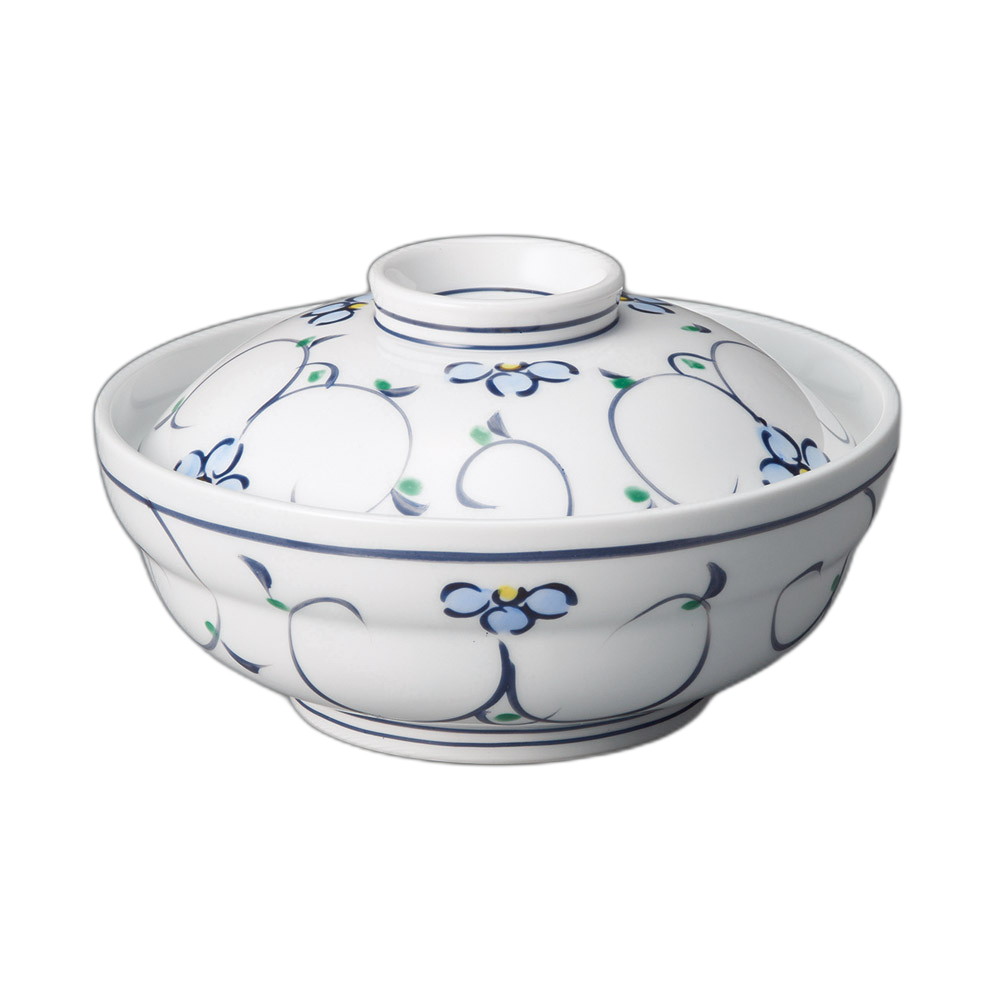 [商品名]　上絵唐草花蓋向[素材]　陶磁器[寸法]　14.4×8cmお店からご自宅まで、季節を問わず、様々なシーンでご利用いただける商品です。[ 14.4×8cm ] 陶磁器 一部の商品はメーカーよりお取り寄せとなりますので、納期が前後することがございます。あらかじめご了承ください。商品によっては手造りのため、写真と色・かたちが若干異なることがございます。われものですので丁重に梱包させていただいておりますが、ご質問などございましたらお気軽にお問い合わせください。ご注文に関する注意事項は 【こちら】ご購入前にご確認ください。