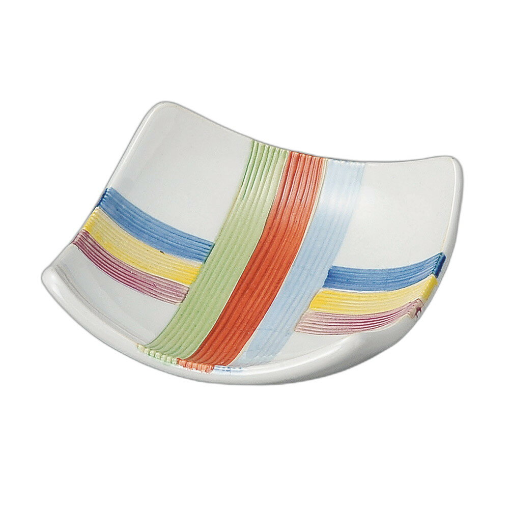 糸車松花堂角皿 [ 11.5×11.5×4cm ] | 角皿 | おすすめ 人気 食器 業務用 飲食店 カフェ うつわ 器 おし..