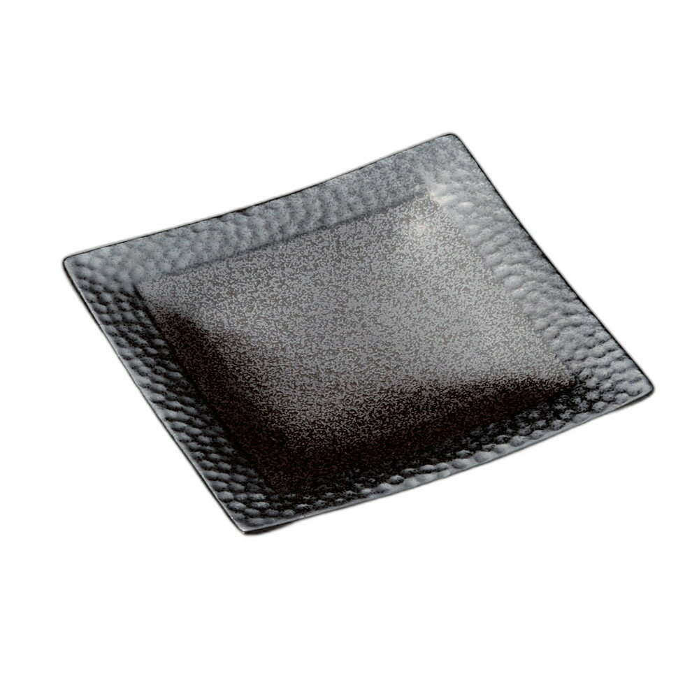 ショコラ槌目形正角皿 [ 21.5×21.5×2cm ] | 角皿 | おすすめ 人気 食器 業務用 飲食店 カフェ うつわ 器 おしゃれ かわいい お洒落 可愛い ギフト プレゼント 引き出物 内祝い 結婚祝い 誕生日 贈り物 自宅 イベント