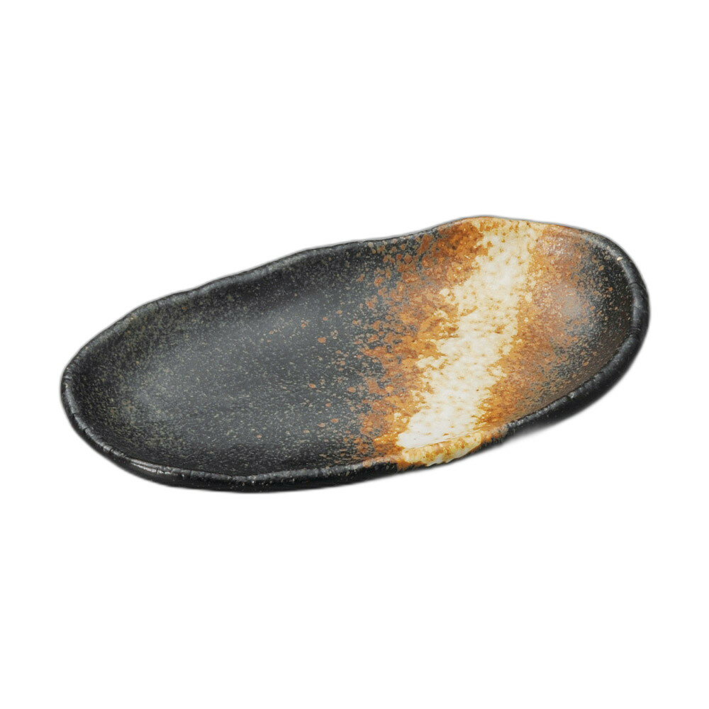 いぶし備前 手造風万能皿 [ 21×11.5×2.5cm ] | 長皿 | おすすめ 人気 食器 業務用 飲食店 カフェ うつわ 器 おしゃれ かわいい お洒落 可愛い ギフト プレゼント 引き出物 内祝い 結婚祝い 誕生日 贈り物 自宅 イベント