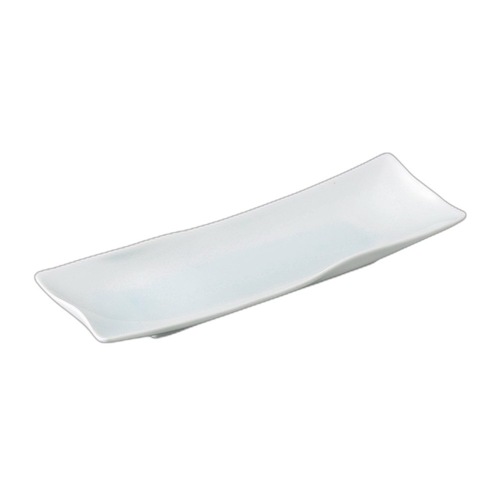 青白磁長角皿（細）（イルタ） [ 25.2×8.5×3cm ] | 長皿 | おすすめ 人気 食器 業務用 飲食店 カフェ うつわ 器 おしゃれ かわいい お洒落 可愛い ギフト プレゼント 引き出物 内祝い 結婚祝い 誕生日 贈り物 自宅 イベント