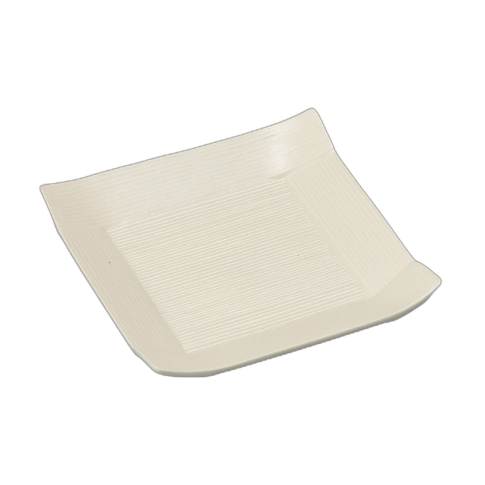 コヨリ取皿（白） [ 12×1.8cm ] | 取皿 | おすすめ 人気 食器 業務用 飲食店 カフェ うつわ 器 おしゃれ かわいい お洒落 可愛い ギフト プレゼント 引き出物 内祝い 結婚祝い 誕生日 贈り物 自宅 イベント