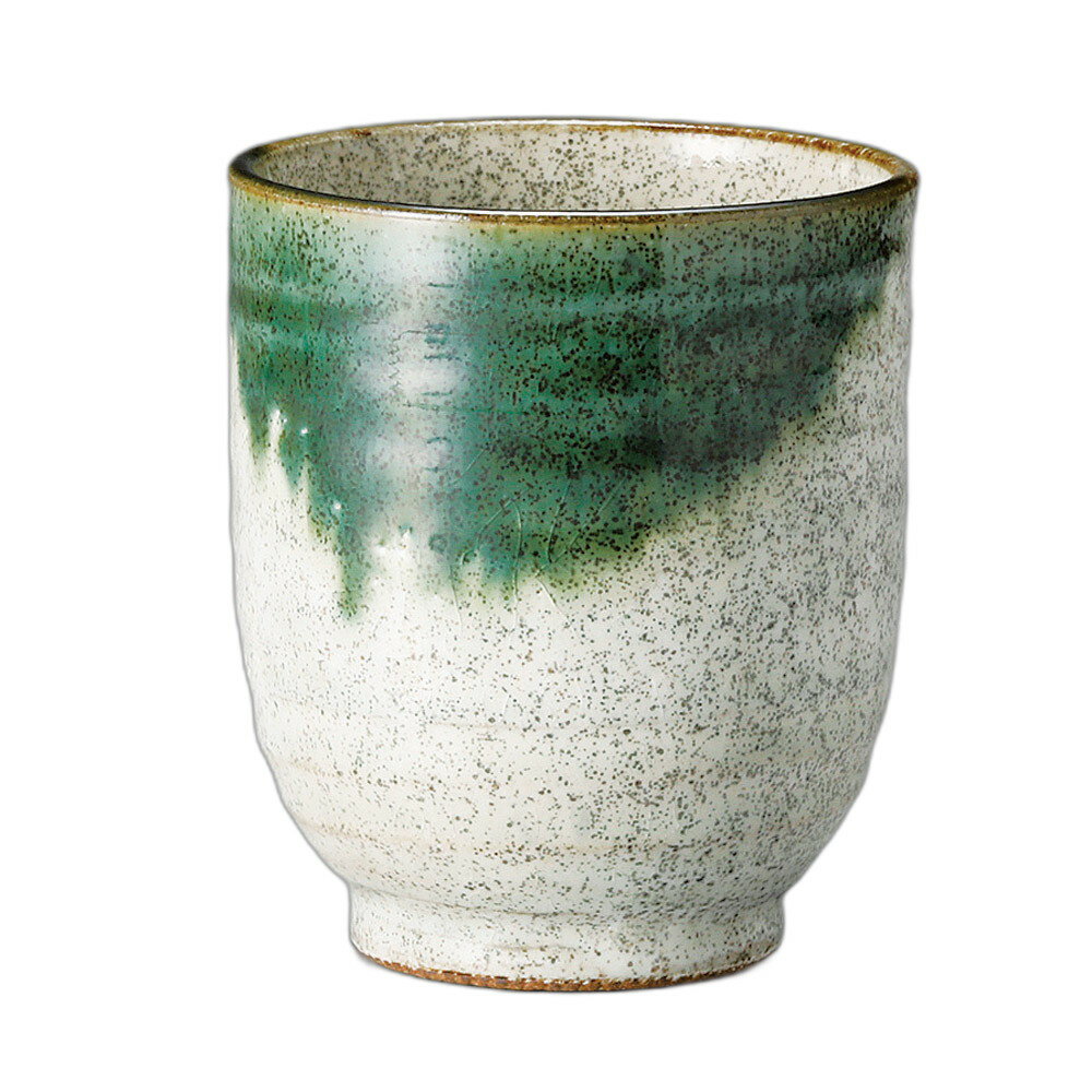 カイラギ織部寿司湯呑 [ 8.1×9.2cm ] | 寿司湯呑 | おすすめ 人気 食器 業務用 飲食店 カフェ うつわ 器 おしゃれ かわいい お洒落 可愛い ギフト プレゼント 引き出物 内祝い 結婚祝い 誕生日 贈り物 自宅 イベント