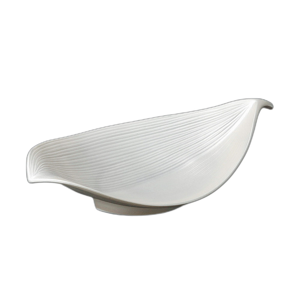 銀彩葉型8.5向付 [ 25.3×15.7×5.5cm ] | 向付 | おすすめ 人気 食器 業務用 飲食店 カフェ うつわ 器 おしゃれ かわいい お洒落 可愛い ギフト プレゼント 引き出物 内祝い 結婚祝い 誕生日 贈り物 自宅 イベント