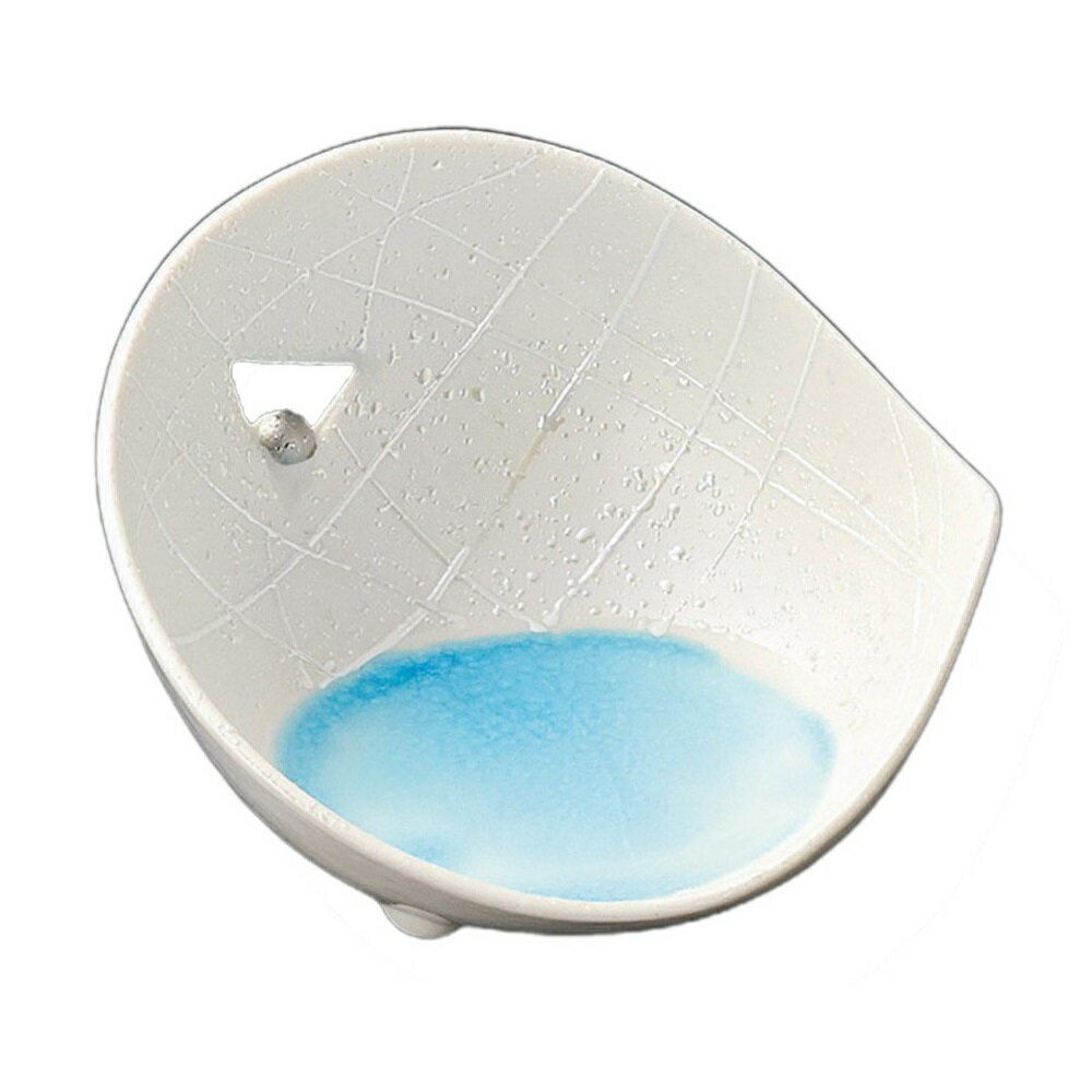 ブルー透かしかまくら向付 [ 15×13×9.5cm ] | 向付 | おすすめ 人気 食器 業務用 飲食店 カフェ うつわ 器 おしゃれ かわいい お洒落 可愛い ギフト プレゼント 引き出物 内祝い 結婚祝い 誕生日 贈り物 自宅 イベント