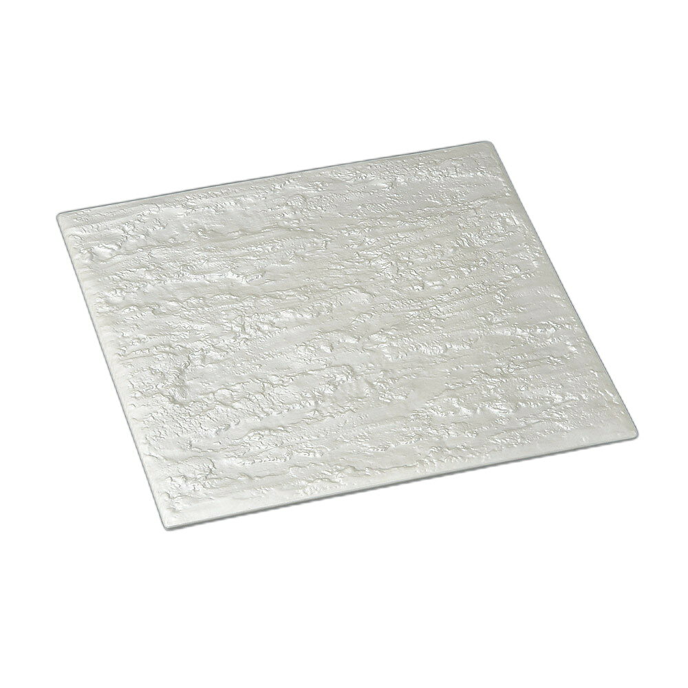 シルバー石肌20cm正角皿 [ 20.4×20.4×1.3cm ] | 角皿 | おすすめ 人気 食器 業務用 飲食店 カフェ うつわ 器 おしゃれ かわいい お洒落 可愛い ギフト プレゼント 引き出物 内祝い 結婚祝い 誕生日 贈り物 自宅 イベント