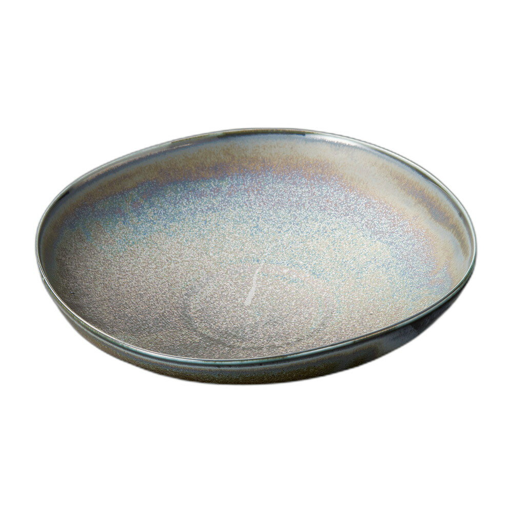 虹彩結晶ナデ角深皿（小） [ 12×12×3.3cm ] | 小鉢 | おすすめ 人気 食器 業務用 飲食店 カフェ うつわ 器 おしゃれ かわいい お洒落 可愛い ギフト プレゼント 引き出物 内祝い 結婚祝い 誕生日 贈り物 自宅 イベント