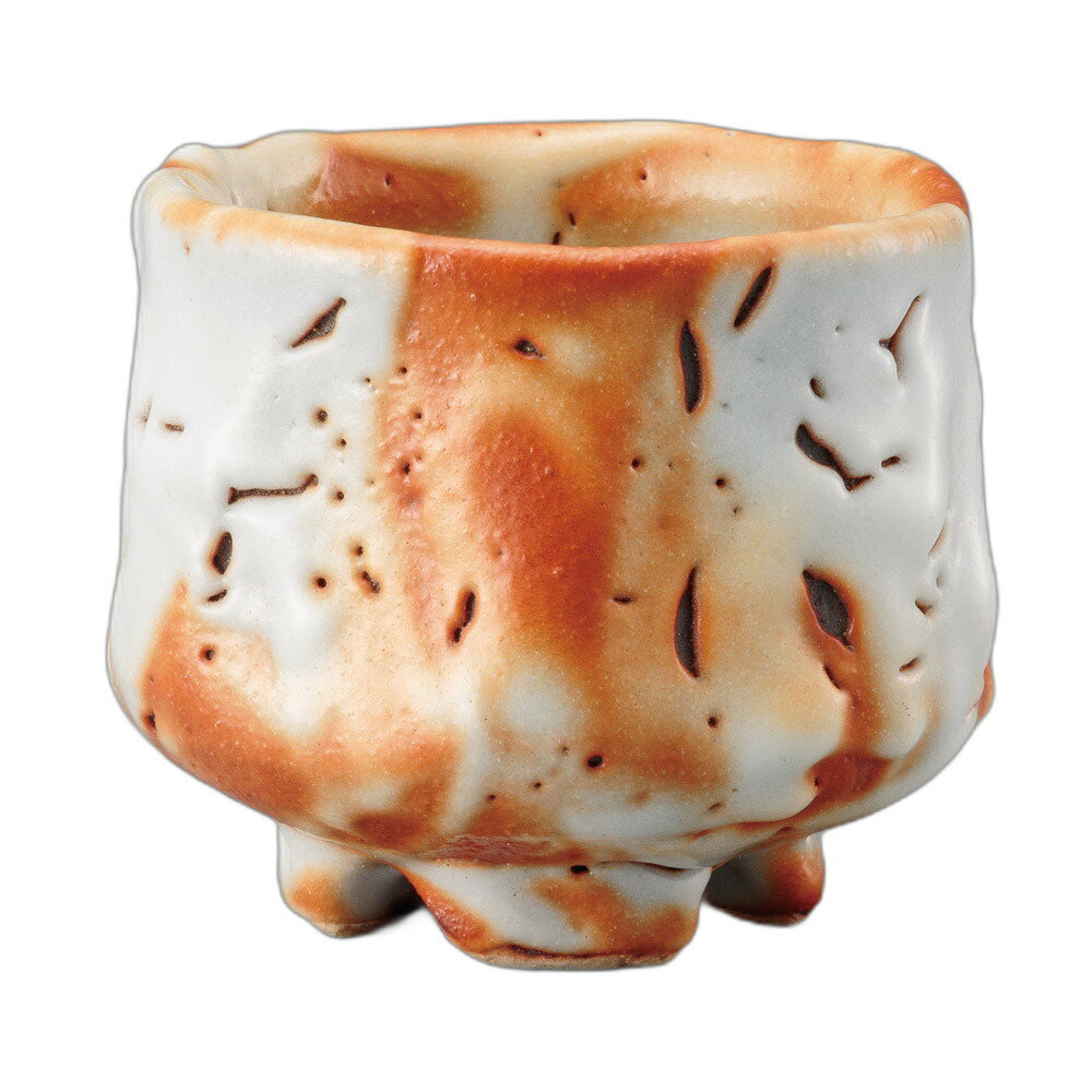 赤志野割高台ぐい呑み [ 6.5×5.7cm・110cc ] | ぐい呑み | おすすめ 人気 食器 業務用 飲食店 カフェ うつわ 器 おしゃれ かわいい お洒落 可愛い ギフト プレゼント 引き出物 内祝い 結婚祝い 誕生日 贈り物 自宅 イベント