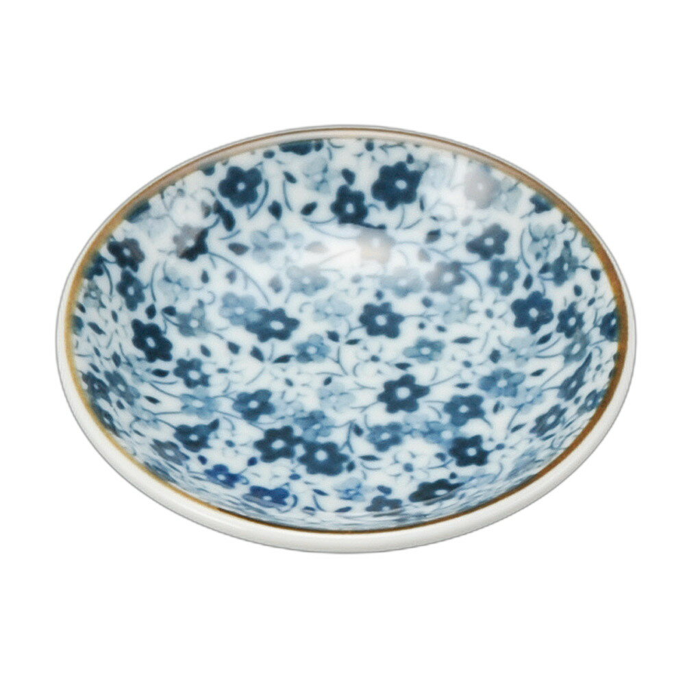 ブルー小花2.8皿 [ 9×1.8cm ] | 小皿 | おすすめ 人気 食器 業務用 飲食店 カフェ うつわ 器 おしゃれ かわいい お洒落 可愛い ギフト プレゼント 引き出物 内祝い 結婚祝い 誕生日 贈り物 自宅 イベント