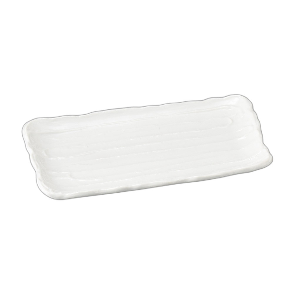 白荒削ぎ33cmほっけ皿 [ 33×18×2.5cm ] | 長皿 | おすすめ 人気 食器 業務用 飲食...