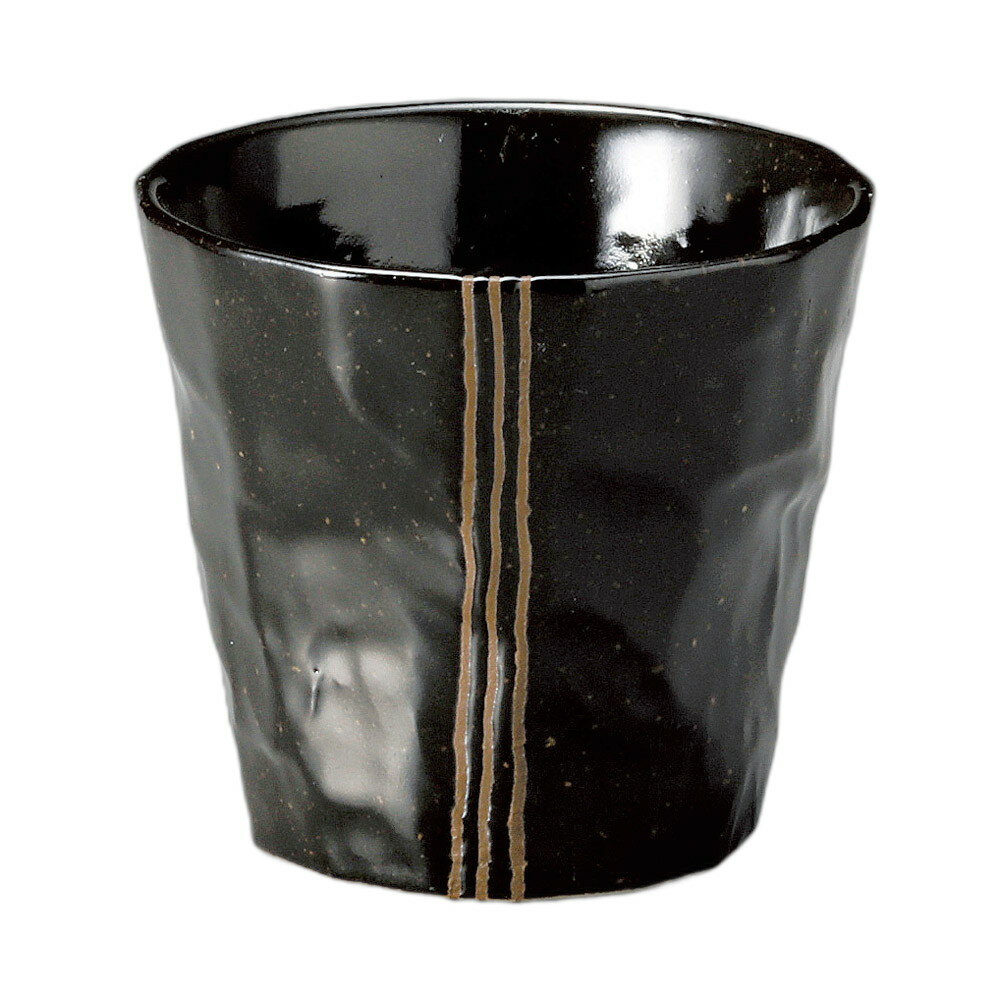 モダン黒手折ロック [ 9.3×8cm・260cc ] | フリーカップ | おすすめ 人気 食器 業務用 飲食店 カフェ ..