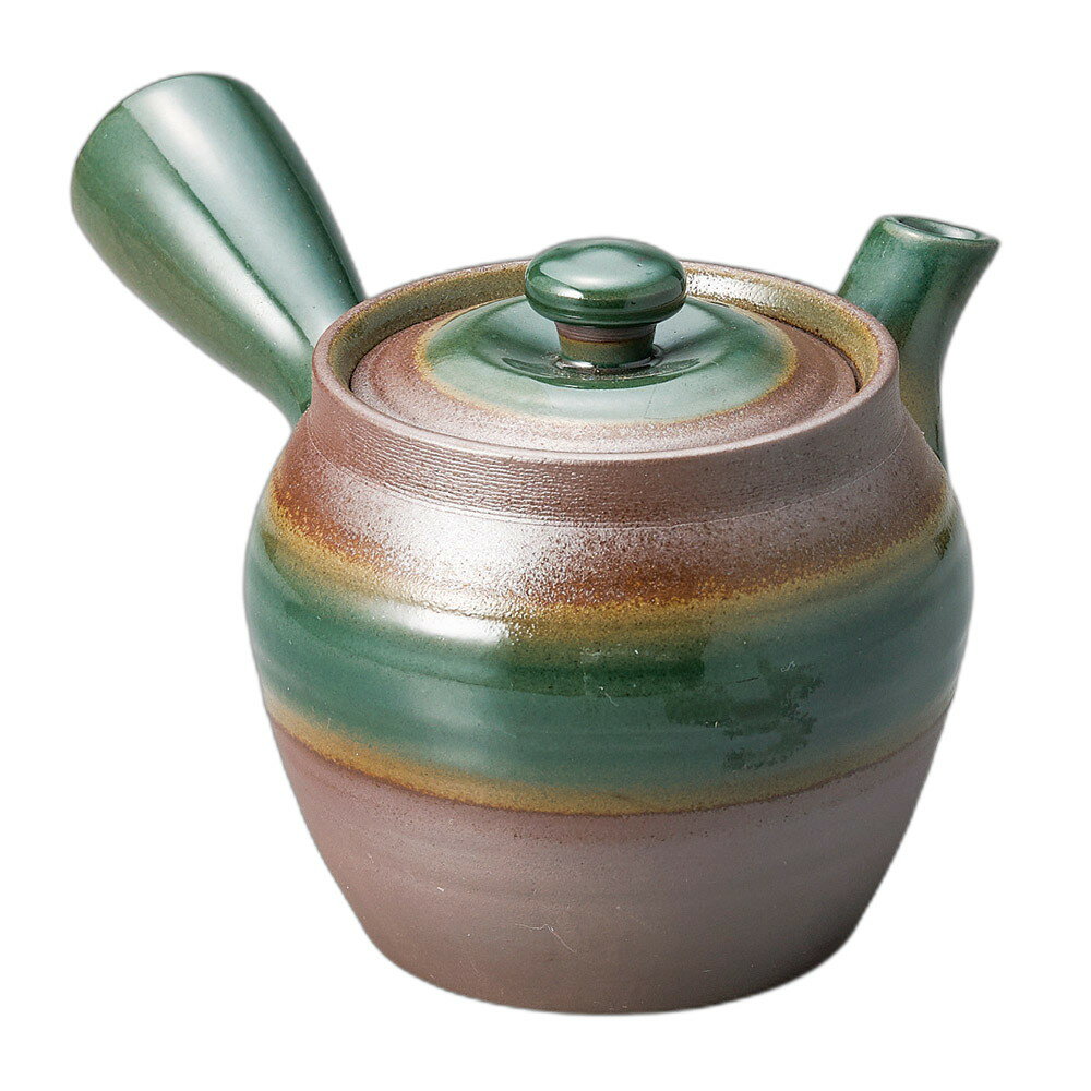 1.5つぼ形万古オリベ急須（丸アミ） [ 9×9.2cm・340cc ] | 急須 | おすすめ 人気 食器 業務用 飲食店 ..