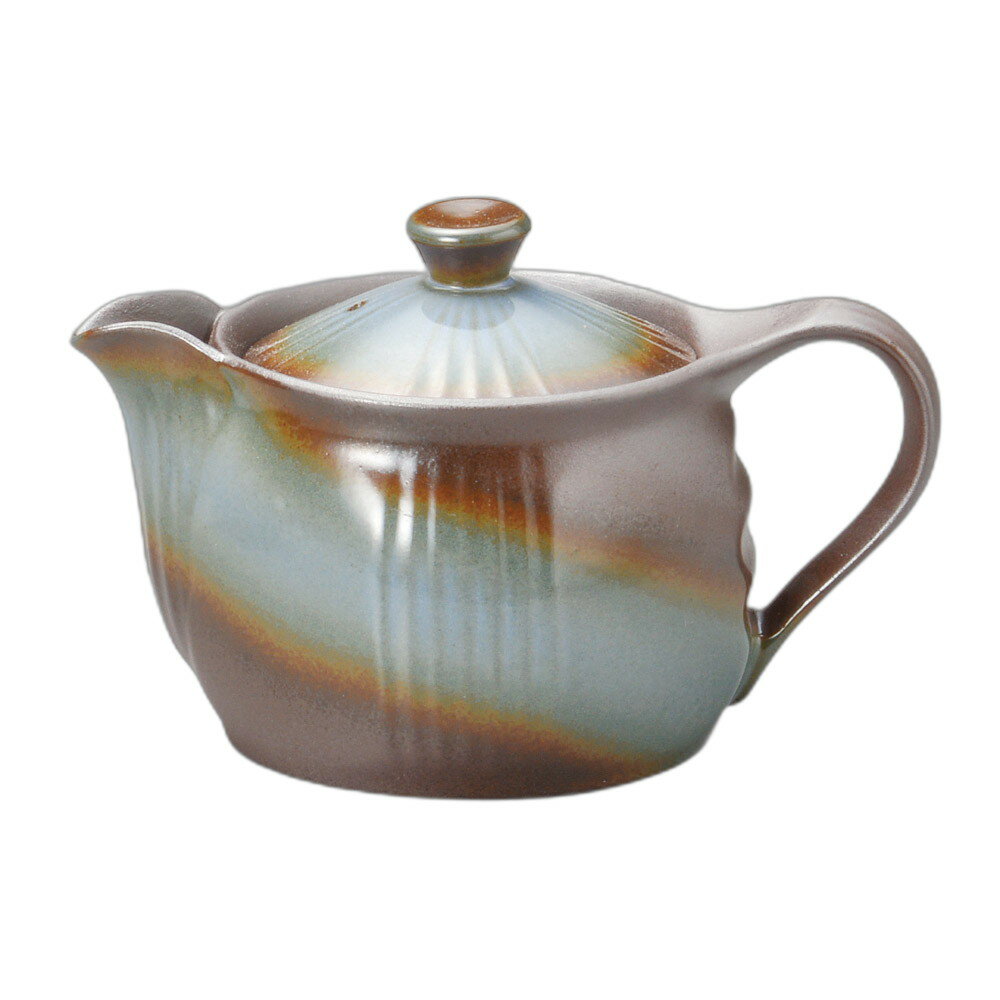 2.0青彩万古ポット（平アミ） [ 10.5×9.7cm・400cc ] | 急須 | おすすめ 人気 食器 業務用 飲食店 カフ..