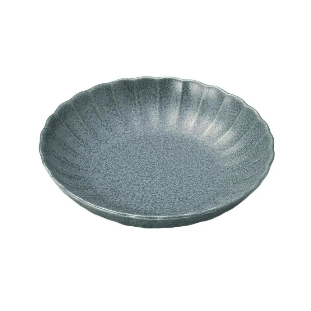 アッシュグレー菊型取皿 [ 13.5×2.8cm 141g ] | 取皿 | おすすめ 人気 食器 業務用 飲食店 カフェ うつわ 器 おしゃれ かわいい お洒落 可愛い ギフト プレゼント 引き出物 内祝い 結婚祝い 誕生日 贈り物 自宅 イベント