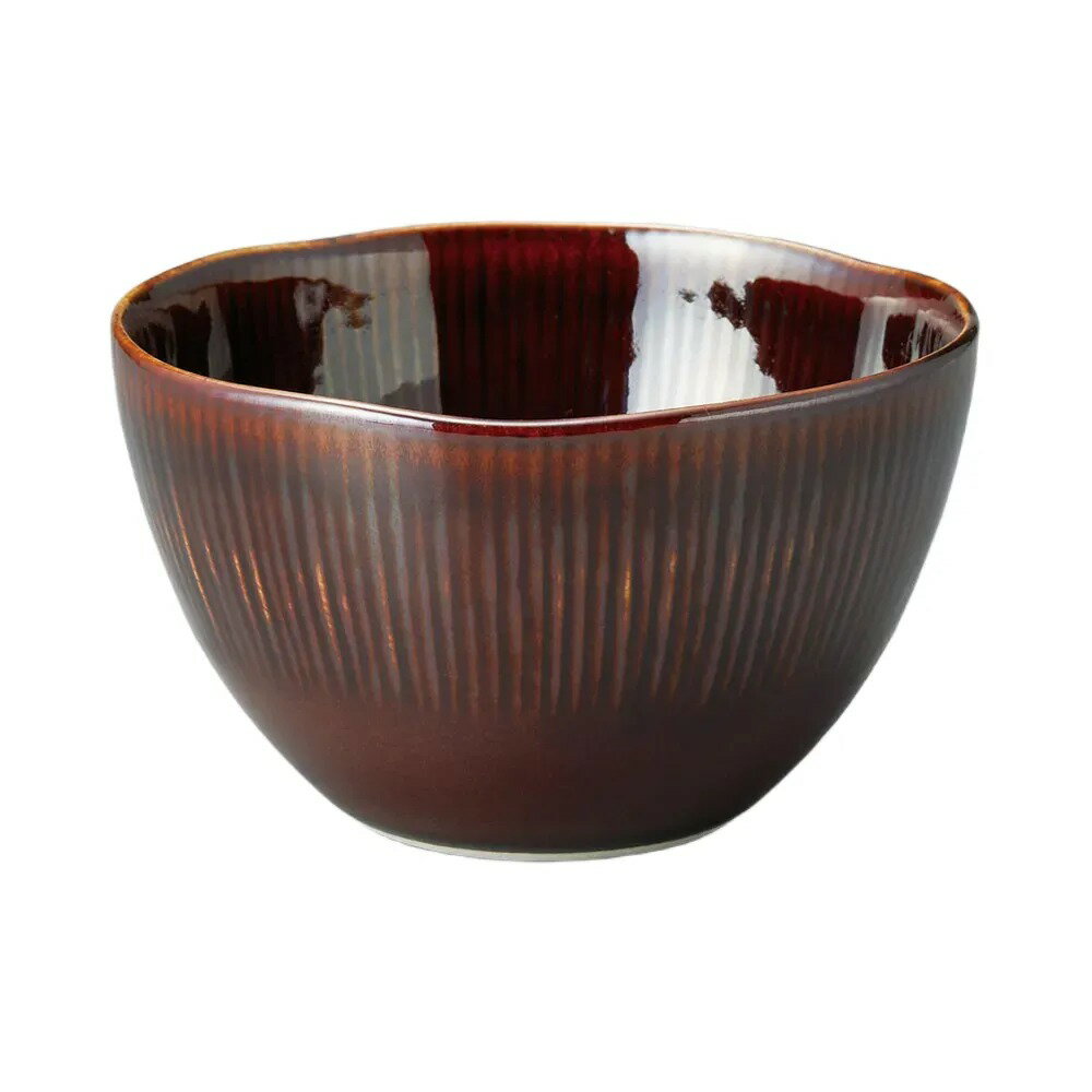 うるしブラウン13.5cmゆらぎ碗 [ 13.5×8cm 356g ] | 多用丼 | おすすめ 人気 食器 業務用 飲食店 カフェ うつわ 器 おしゃれ かわいい お洒落 可愛い ギフト プレゼント 引き出物 内祝い 結婚祝い 誕生日 贈り物 自宅 イベント