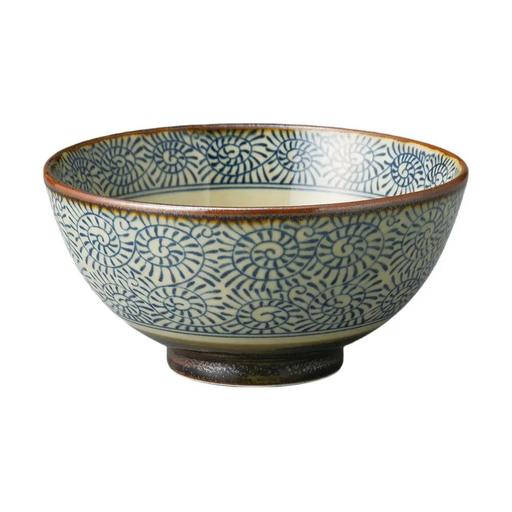 タコ唐草錆巻青16cm種丼 [ 16×7.9cm(700cc) 700cc 510g ] | 多用丼 | おすすめ 人気 食器 業務用 飲食店 カフェ うつわ 器 おしゃれ かわいい お洒落 可愛い ギフト プレゼント 引き出物 内祝い 結婚祝い 誕生日 贈り物 自宅 イベント