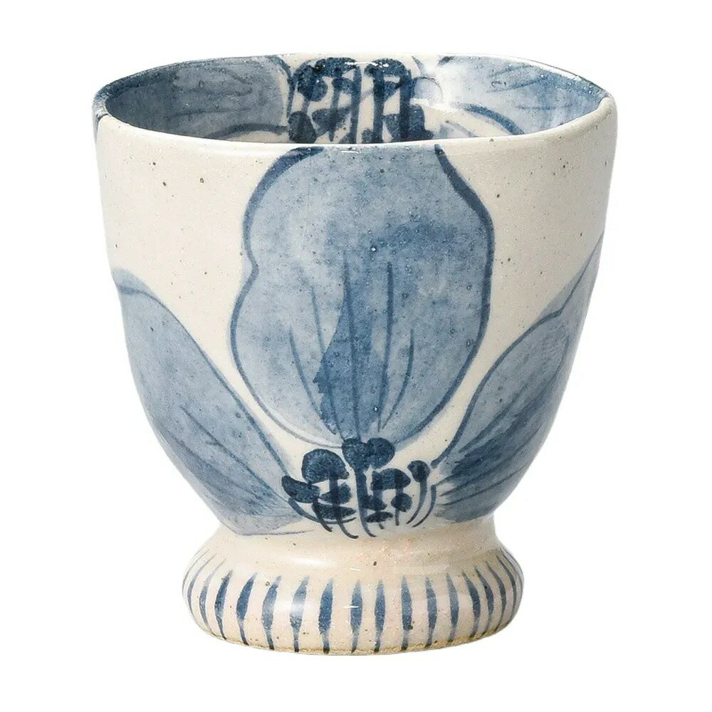 菱葉高台湯呑 [ 7.8×8cm(180cc) 180cc 155g ] 陶器（土物） | 長湯呑 | おすすめ 人気 食器 業務用 飲食店 カフェ うつわ 器 おしゃれ かわいい お洒落 可愛い ギフト プレゼント 引き出物 内祝い 結婚祝い 誕生日 贈り物 自宅 イベント