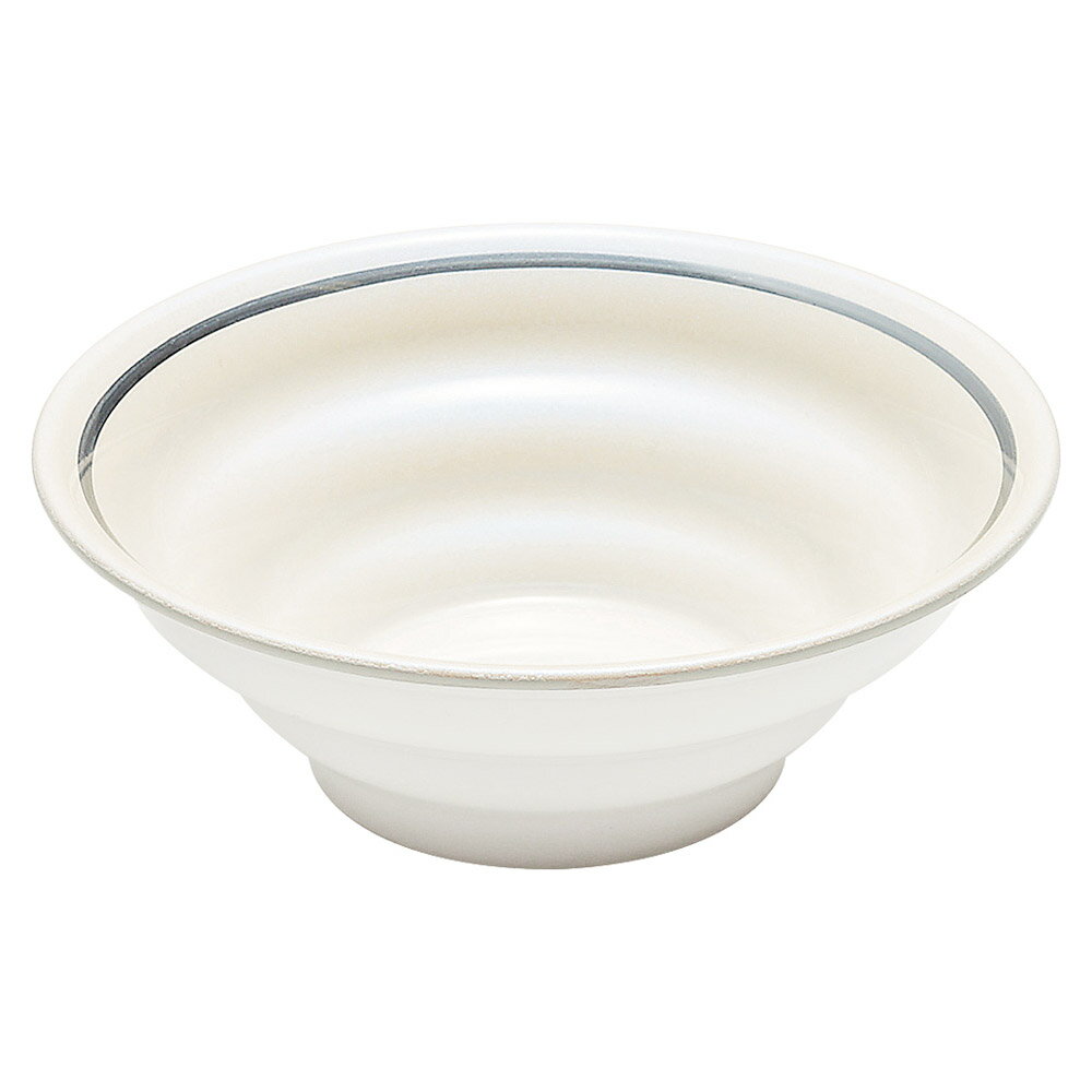 122段付丸小鉢ホワイトパール銀ライン [ 12.2×4.4cm ]樹脂 | 樹脂製小鉢 | おすすめ 人気 食器 業務用 飲食店 カフェ うつわ 器 おしゃれ かわいい お洒落 可愛い ギフト プレゼント 引き出物 内祝い 結婚祝い 誕生日 贈り物 自宅 イベント