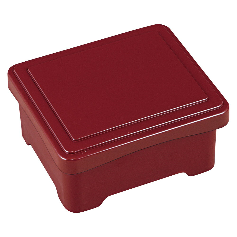 [A]ミニ丼重 吟朱内朱塗 [ 14(11.9)×12.1(10.1)×7.3(4.6)cm 245g ] ABS樹脂 | お重 | おすすめ 人気 食器 業務用 飲食店 カフェ うつわ 器 おしゃれ かわいい お洒落 可愛い ギフト プレゼント 引き出物 内祝い 結婚祝い 誕生日 贈り物 自宅 イベント