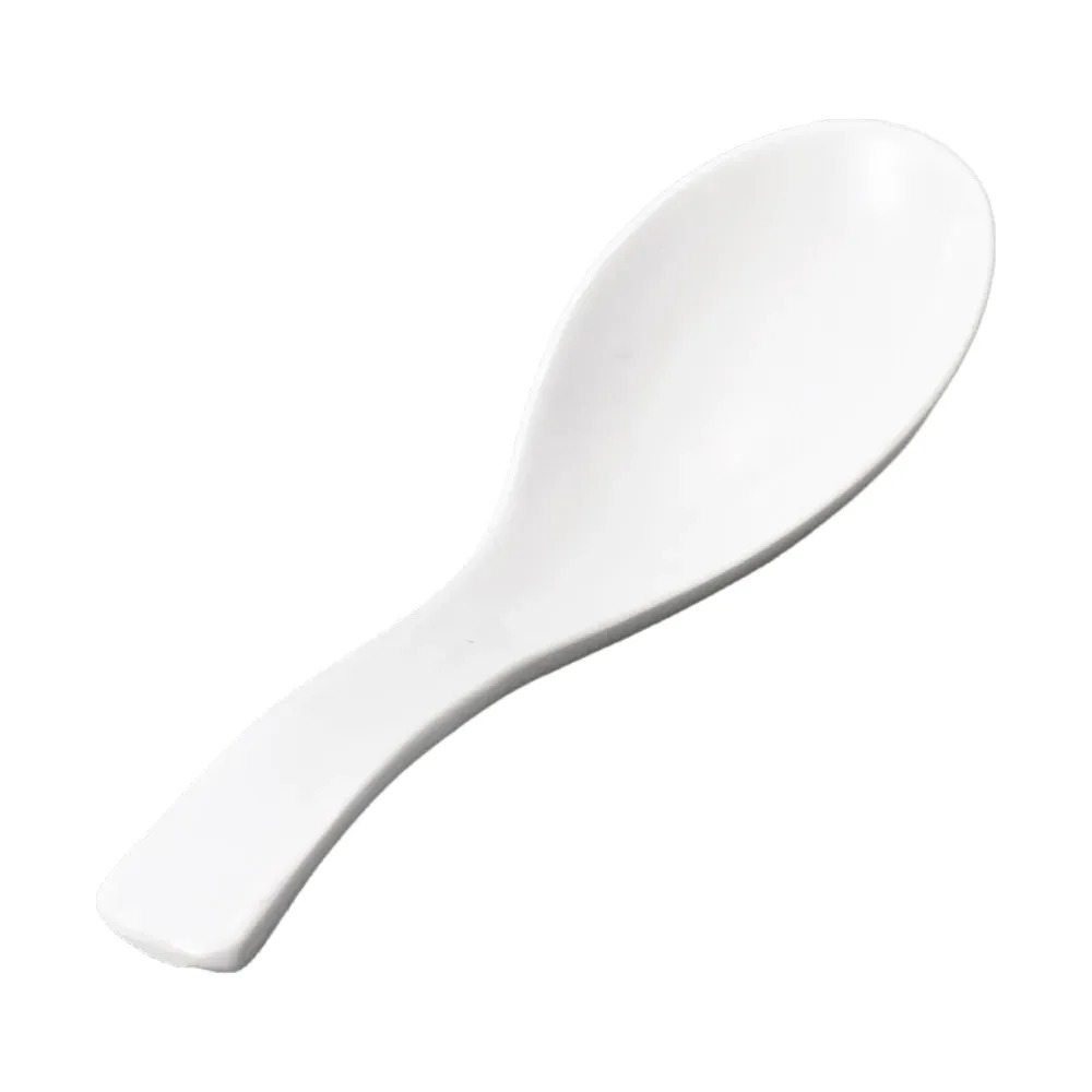 China - 底丸レンゲ（大） [ 14.6×4.2cm 60g ] 強化磁器 | 中華レンゲ | おすすめ 人気 食器 業務用 飲食店 カフェ うつわ 器 おしゃれ かわいい お洒落 可愛い ギフト プレゼント 引き出物 内祝い 結婚祝い 誕生日 贈り物 自宅 イベント