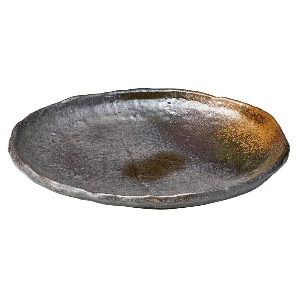 琥珀 10号小判皿 [29.5 x 24.3 x 4.3cm 1,150g ] | 楕円皿 大 | おすすめ 人気 食器 業務用 飲食店 カフェ うつわ 器 おしゃれ かわいい お洒落 可愛い ギフト プレゼント 引き出物 内祝い 結婚祝い 誕生日 贈り物 自宅 イベント